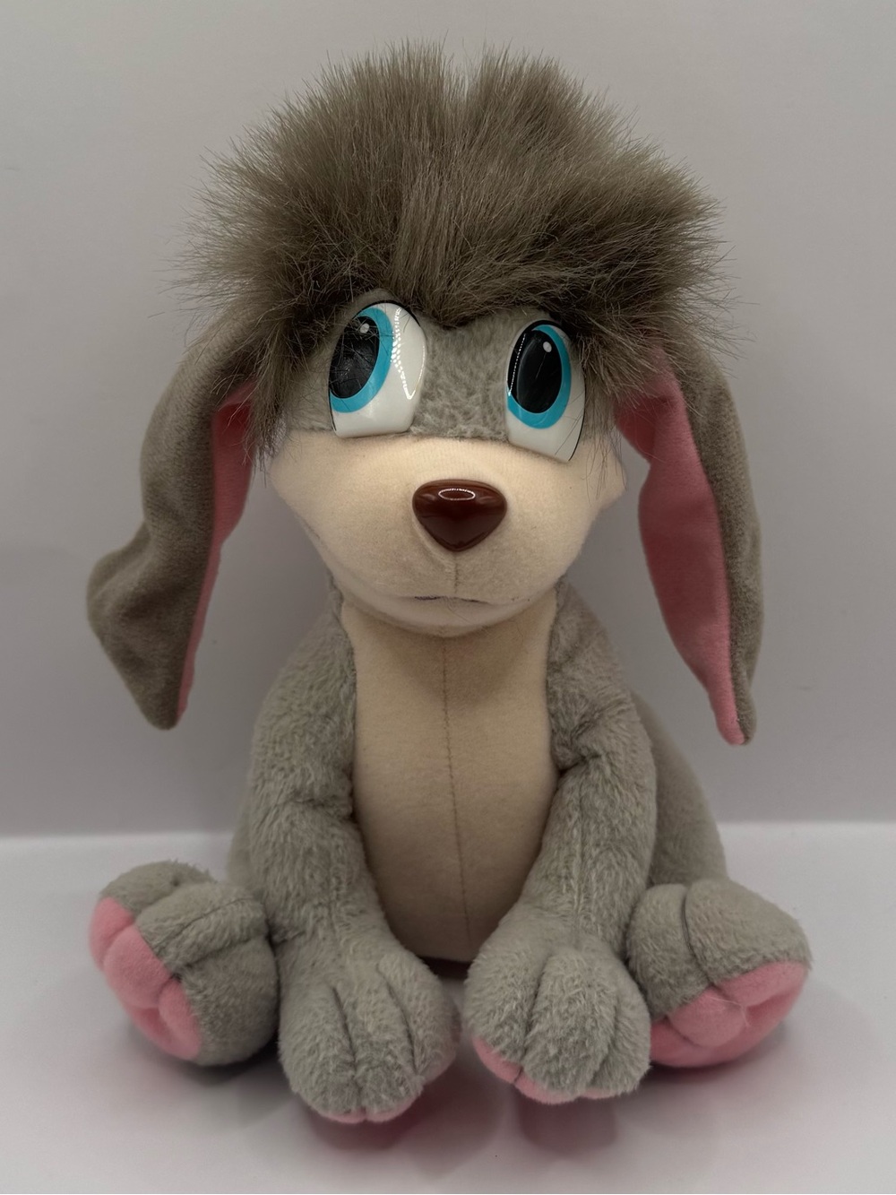 Vintage 1997 Disney Anastasia Pooka Dog Plush Flapping Ears